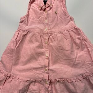 Ralph Lauren Black Label Pink Sleeveless Kids Dress